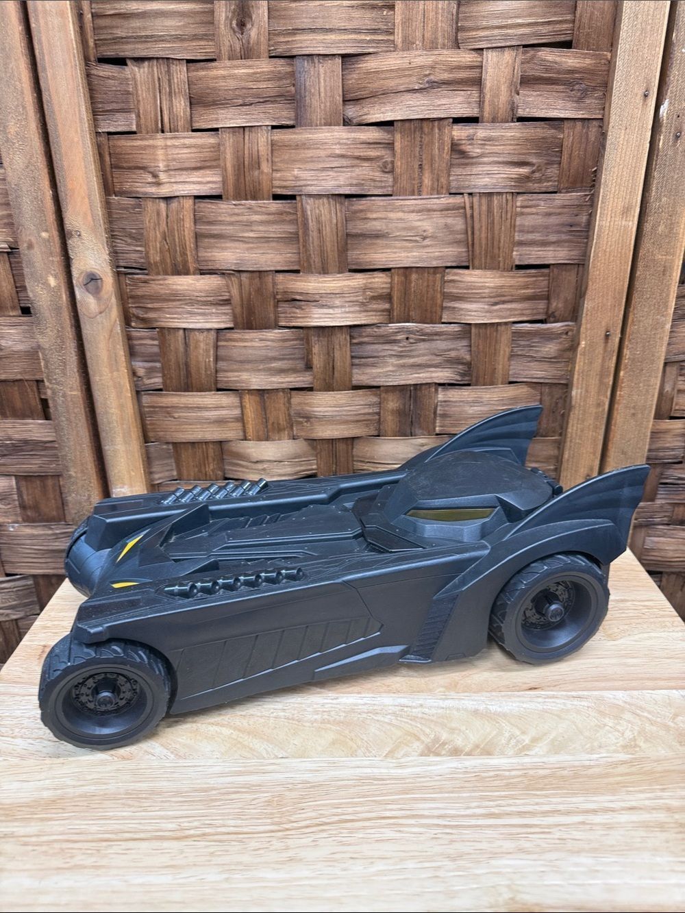 Spin Master Batman Batmobile Toy Car 16’’ Fits Most 12’’ Figures DC Comics Black
